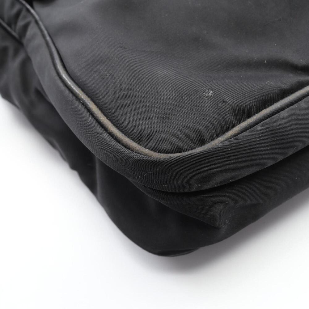 PRADA Black Leather Saffiano Shoulder Bag - Picture 5 of 15